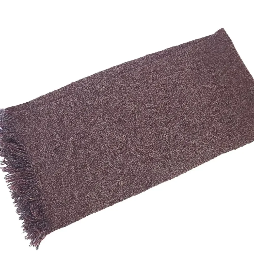 MUCROS Weavers Workshop Hand Woven Ireland Knit Scarf 64” x 14”